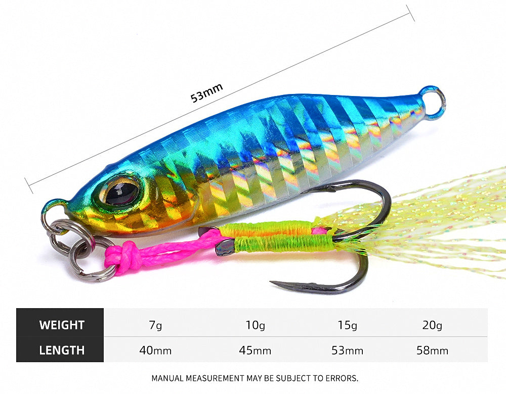 Fish Scale Metal Jig, 7–20 g (0.25–0.7 oz) – product photo