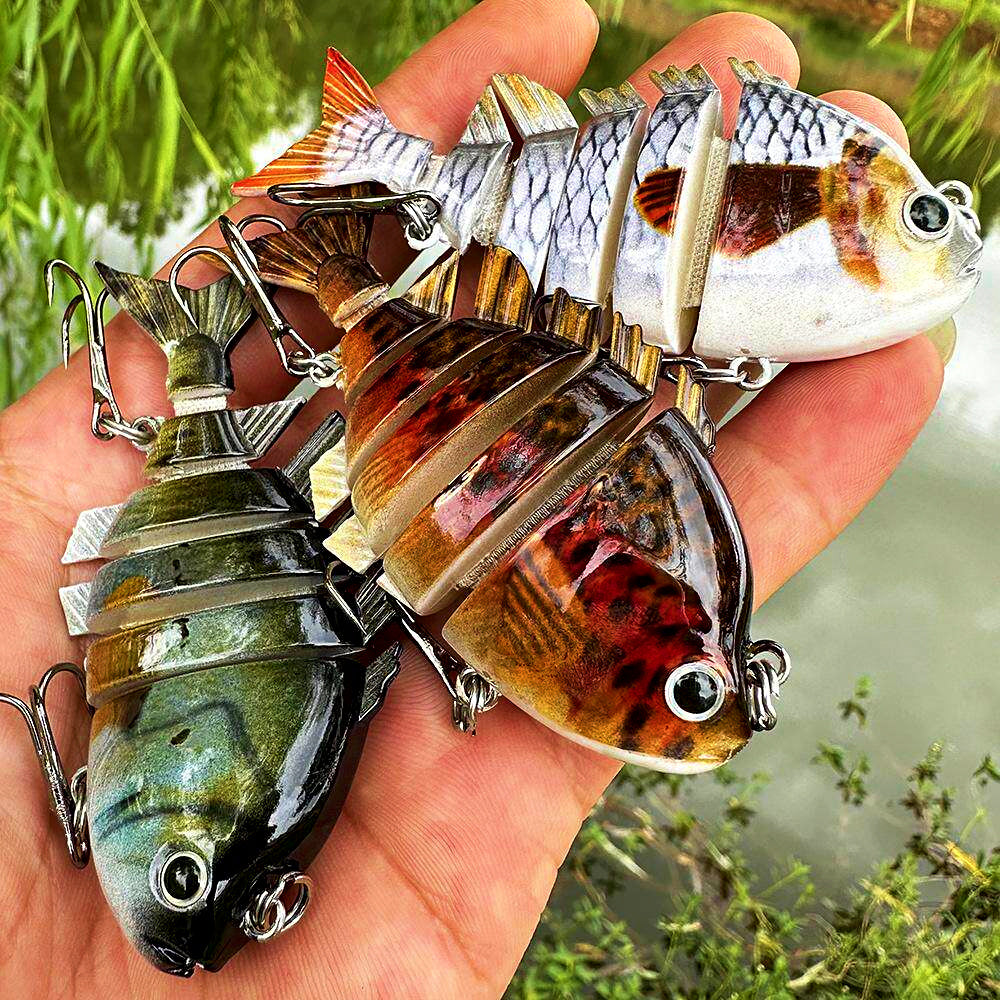 Jointed Swimbait Hard Lure, 8 cm (3.1 in), 16 g (0.56 oz) – product photo
