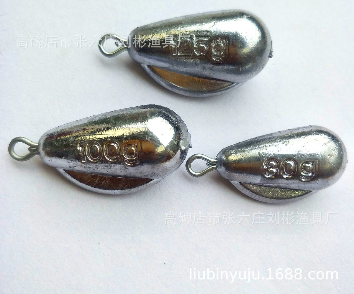 Teardrop Wing Lead Sinker, 60–500 g (2.1–17.6 oz) – product photo