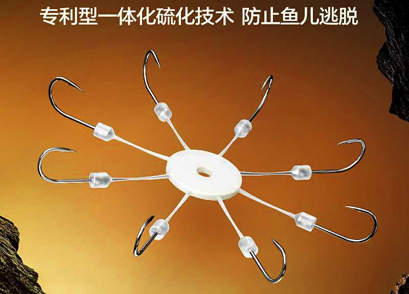 Rotating Flip Hook Set, Anti-Snag, Sizes #8–#15 – product photo