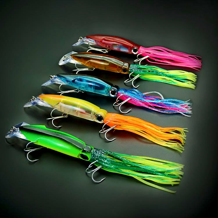Shrimp Squid Jig Hard Bait, 14 cm (5.5 in) 40 g (1.4 oz) – product photo