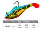 Paddle Tail Soft Swimbait, 5-11 cm (2-4.3 in), 3.6-24.6 g – product photo