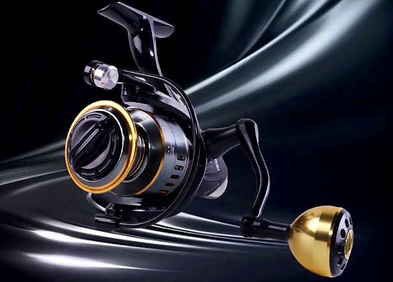 Long Cast Spinning Reel, Aluminum Spool, 5.2:1, Sizes 500–7000 – product photo