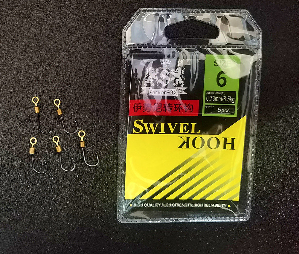 Swivel Hooks, Pack of 5, Sizes 3 to 10 – product photo