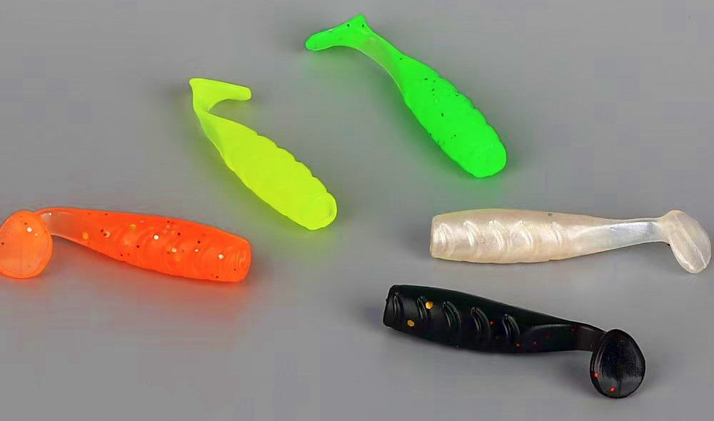 Paddle Tail Soft Swimbait, 4 cm (1.6 in), 50-Pack – product photo