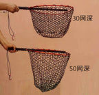 Aluminum Telescoping Landing Net, Mono Mesh, 30/50 Depth – product photo
