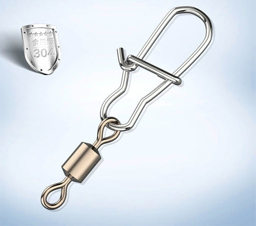 Fast Snap Connector Clips, Stainless Steel, Sizes 4–12 – product photo