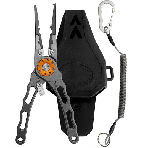 Aluminum Fishing Pliers with Split Ring Tool & Fish Grip – product photo