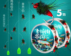 Multi-Fly Rig with Casting Aid, 3 or 5 Flies, Size 14-18 – product photo