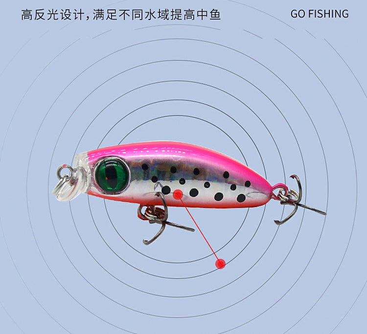 Mini Slow-Sinking Minnow Lure, 2.8 g (0.1 oz) – product photo