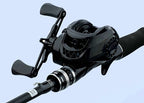 Baitcasting Reel, Black, Metal or Nylon Spool, Left/Right Hand – product photo
