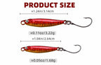 Micro VIB Blade Bait, 1.5 g & 3 g (0.05 & 0.11 oz) – product photo