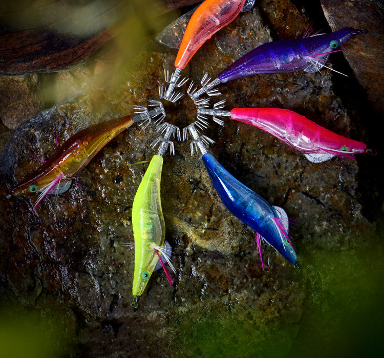 LED Squid Jig Egi, Size 2.5, 10.3 cm / 12 g (0.4 oz) – product photo