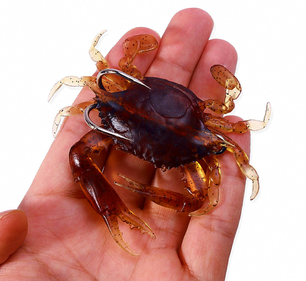 Sinking Crab Soft Bait, 8 cm and 10 cm (3.1 in / 3.9 in) – product photo