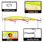Floating Minnow Hard Bait, Laser Finish Lure – product photo