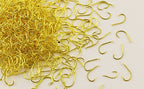 Gold Fine-Wire Bait Hooks, Barbed or Barbless, Size 1–13 – product photo