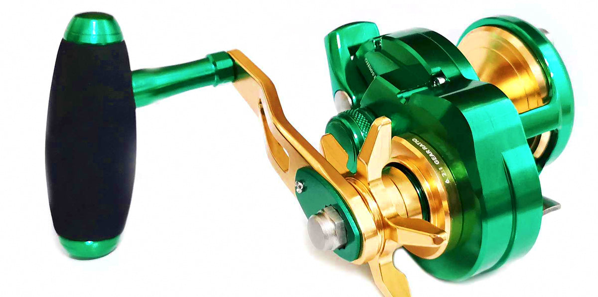 FOX1500 Slow Pitch Jigging Reel, 6.2:1, 9 Bearings – product photo