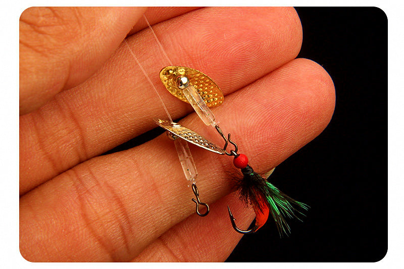 Quick-Change Leader Rigs with Micro Spoon & Fly Hooks – product photo