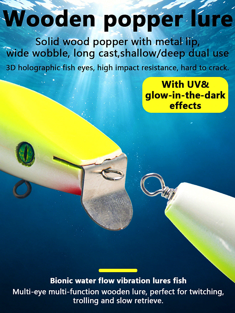 Metal Lip Wood Lure, 135 mm 50 g (1.8 oz) Trolling/Diving – product photo