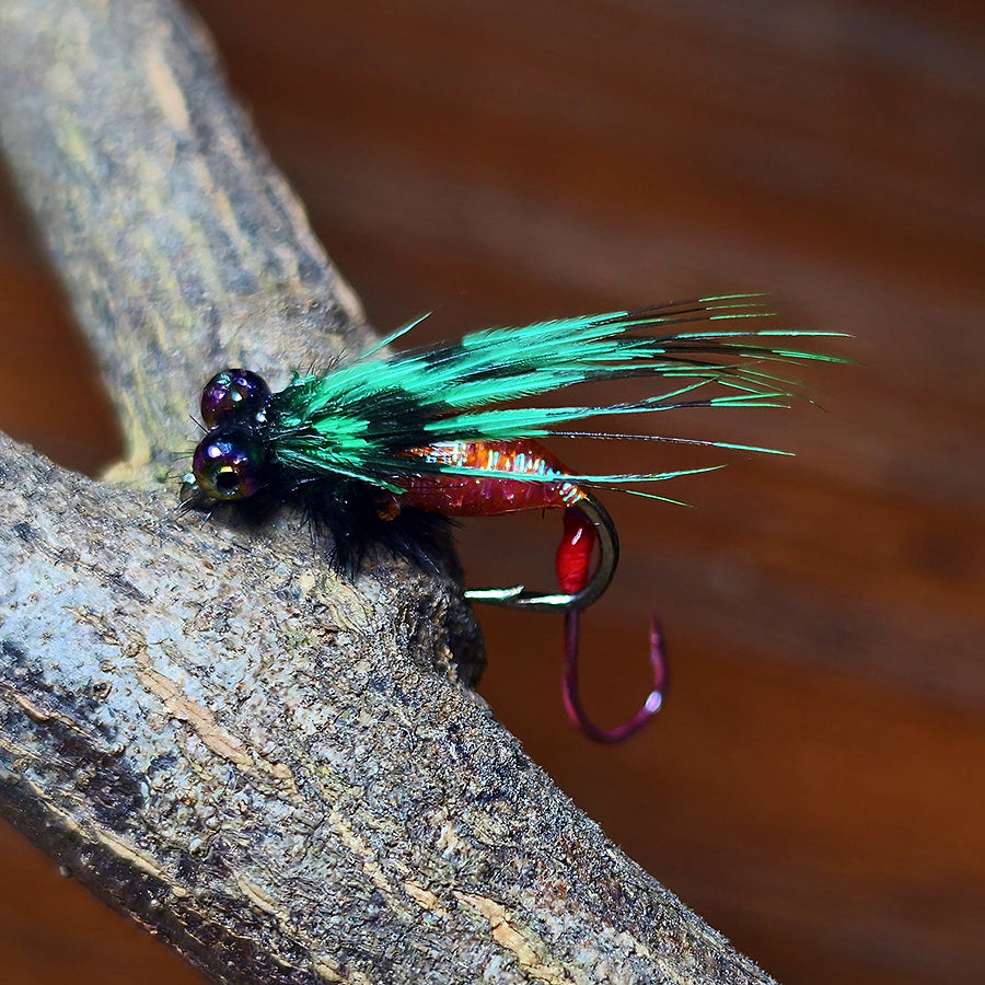 Micro Insect Fly Hook Lure, Double Hook, #12–#16