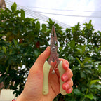 Stainless Steel Fishing Pliers, Glow Handle, Straight Nose – product photo