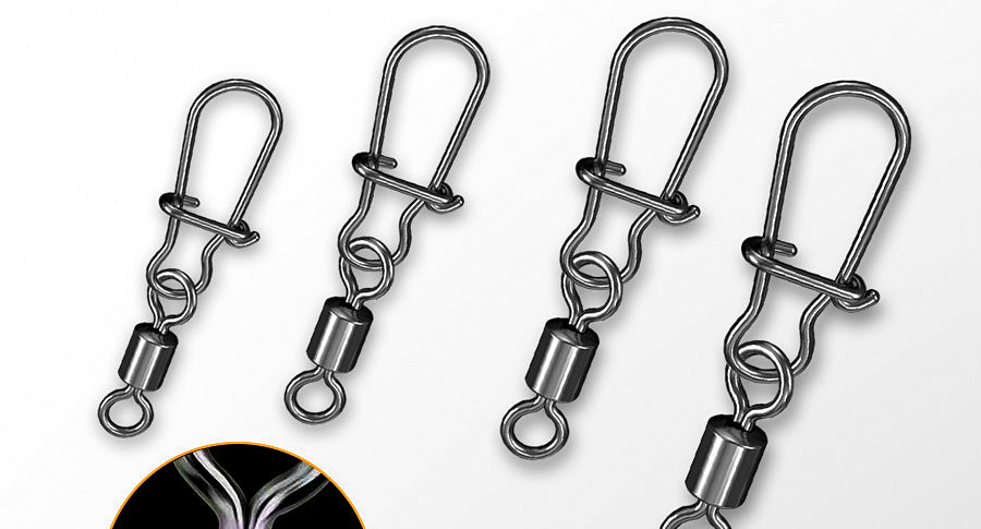 Figure-8 Snap Swivel Connectors, 20-Pack, Sizes 2#–12# – product photo