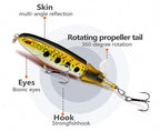 Topwater Propeller Lure, 10 cm, 13–16 g (0.46–0.56 oz) – product photo