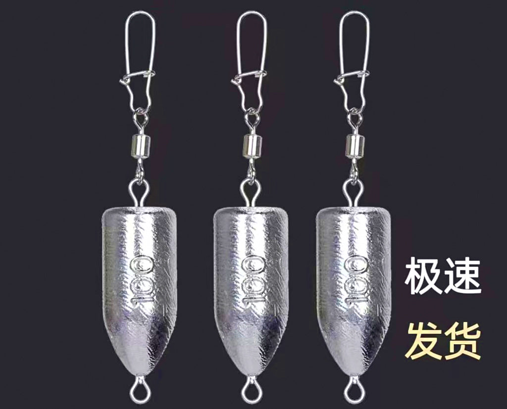 Bullet Lead Sinker, 10–150 g (0.35–5.3 oz) – product photo