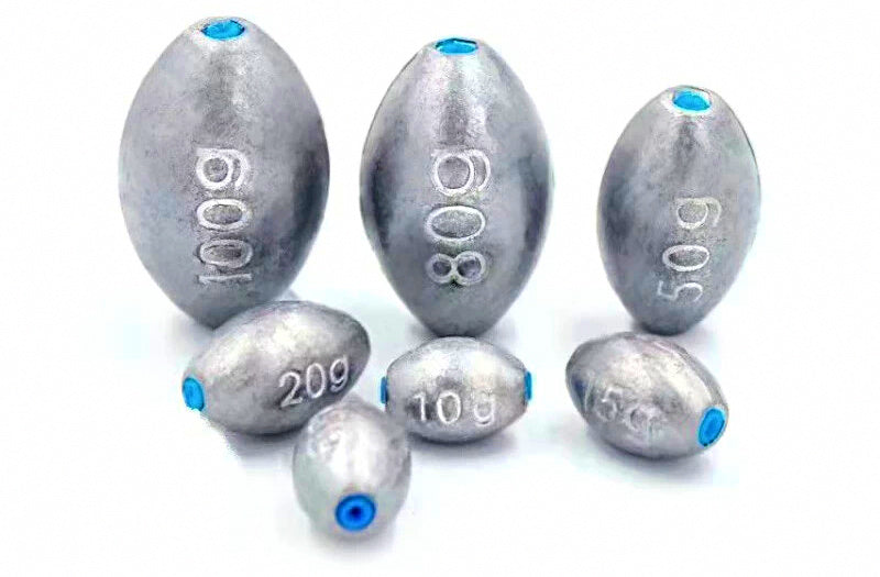 Olive Sinker, Plastic Core, 0.1–5.3 oz (3–150 g) – product photo