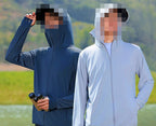 Men's Hooded UPF 50+ Fishing Sun Shirt Jacket, Zip-Up – product photo