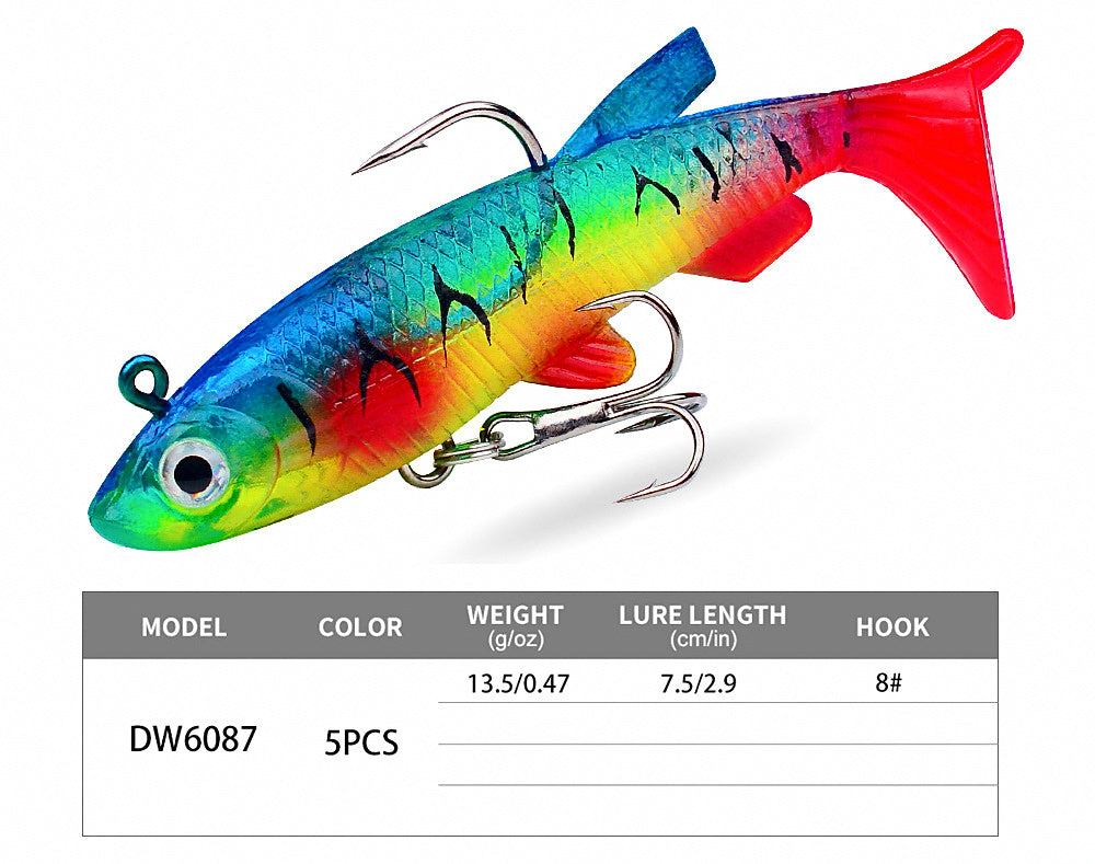 Lead Head Paddle Tail Swimbait, 7.5 cm (3 in) 13.5 g (0.5 oz) – product photo