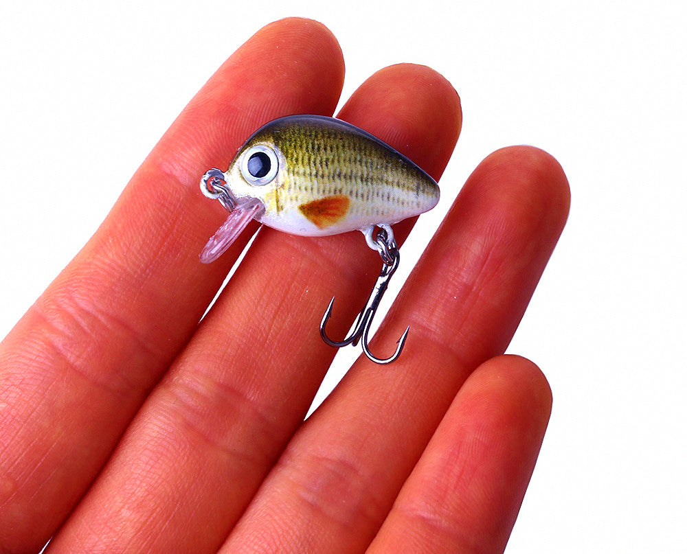 Mini Fat Crankbait Lure Set in Tackle Box, 1.5 g (0.05 oz) – product photo