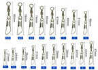Barrel Swivel with Safety Pin Snap, Brass or Iron – product photo
