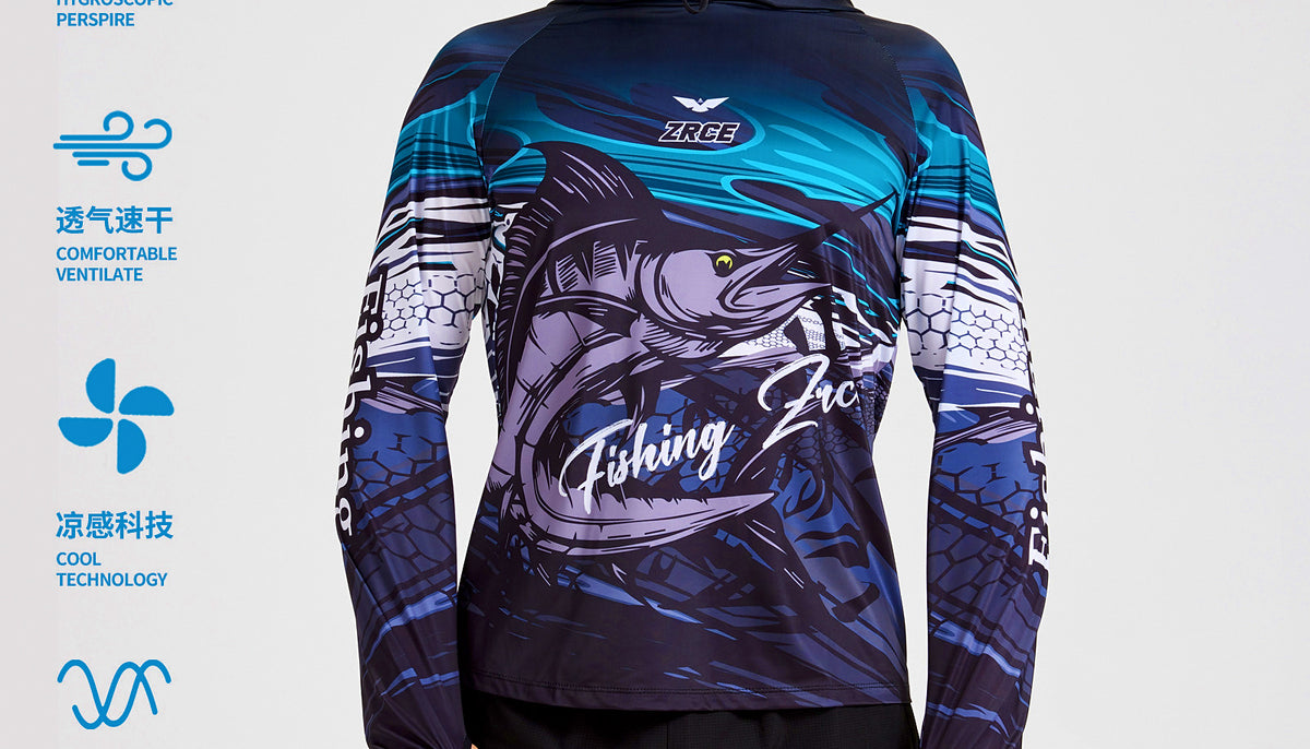 Men's Ice Silk Sun Protection Fishing Shirt, Quick-Dry – product photo