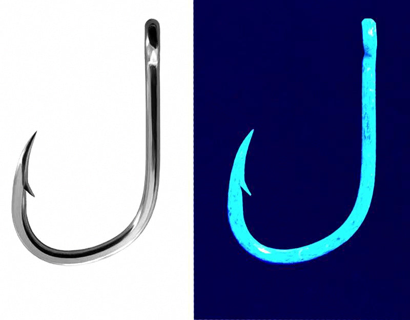 Barbed Eyed Hooks, Sizes 10–14, Saltwater Boat Fishing – product photo