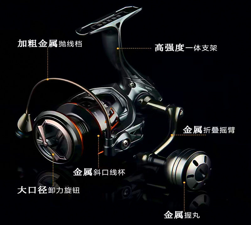 Saltwater Spinning Reel, 7 Bearings, 5.2:1, 3000–6000 Series – product photo