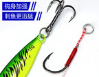 Long Cast Metal Jig with Double Hooks, 7–25 g (0.25–0.88 oz) – product photo