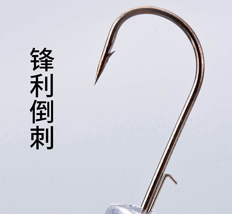 Barbed Jig Head Hooks for Soft Baits, 3.5–28 g (1/8–1 oz) – product photo