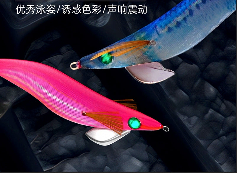 Egi Squid Jig, Watermelon Red Glow, 17–21 g (0.6–0.7 oz) – product photo
