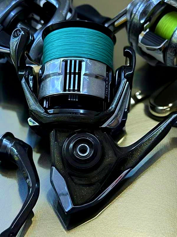 Spinning Reel Body Decal Film, 2500/C3000, 3D Water Drop – product photo