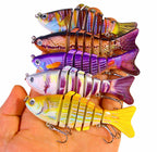 7-Section Jointed Swimbait Lure, 9.7 cm, 14.5 g (0.5 oz) – product photo