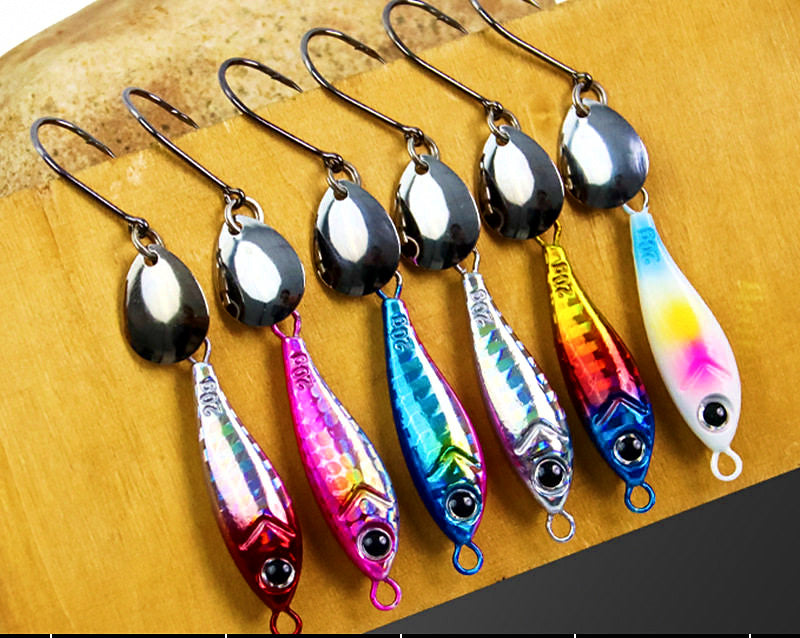 Spinner Blade Casting Jig, Single Hook, 5–80 g (0.18–2.8 oz) – product photo