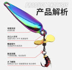 Propeller Spinner Fly Lures, 3–5.5 g (0.11–0.19 oz) – product photo