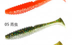 Soft Plastic Swimbaits, Paddle & Curl Tail, 2–4 in (5–10 cm) – product photo