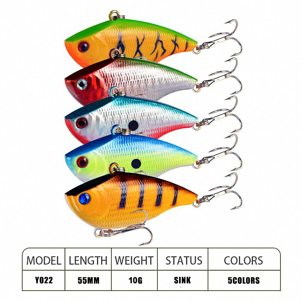VIB Hard Bait Lure, 55 mm (2.2 in) 10 g (0.35 oz) – product photo