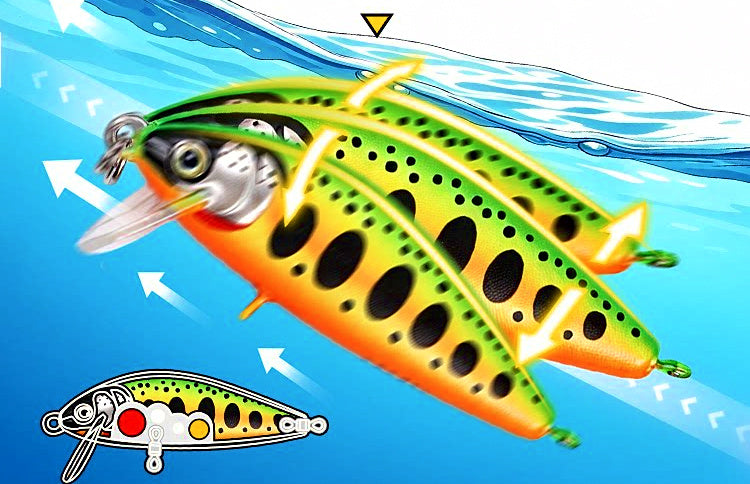 Minnow Lure, 3.5 g and 5 g (0.12 oz and 0.18 oz) – product photo
