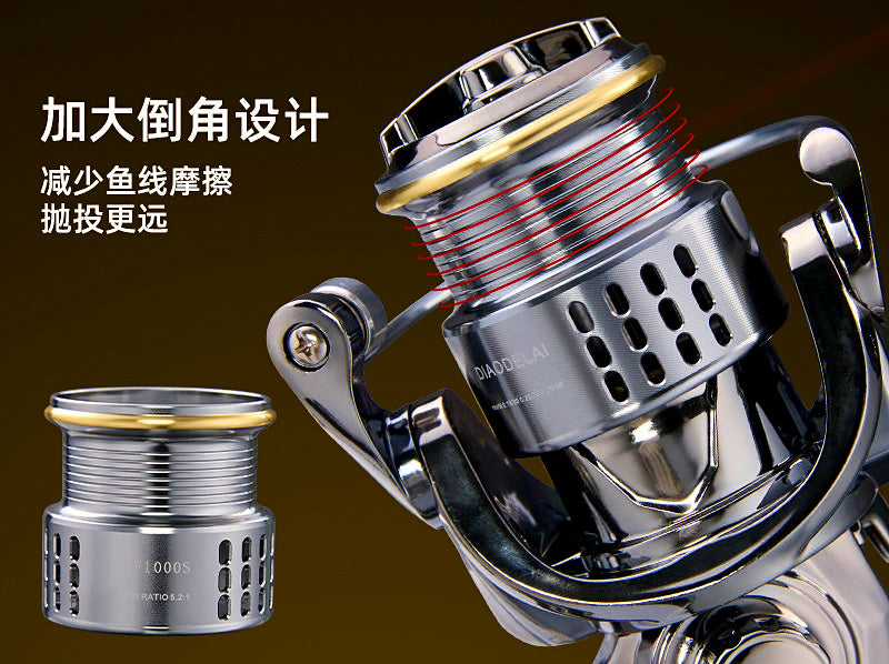Metal Spool Spinning Reel, 1000–8000 Series – product photo