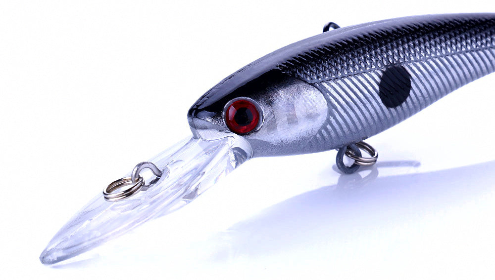 Long Lip Minnow Hard Bait, 9 cm (3.5 in), 8 g (0.28 oz) – product photo