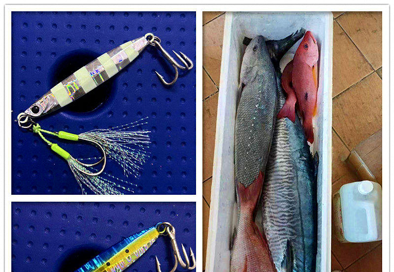 Fast Sinking Metal Jig with Hook, 30–80 g (1.1–2.8 oz) – product photo