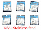 Stainless Steel Circle Hooks, Barbed, Sizes 6/0–16/0 – product photo